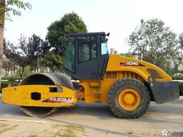Single Drum Vibratory Second Hand Road Roller , XCMG Pneumatic Roller Compactor