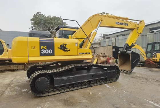 1.4m3 बाल्टी 30t हाइड्रोलिक क्रॉलर प्रयुक्त कोमात्सु खुदाई PC300-7