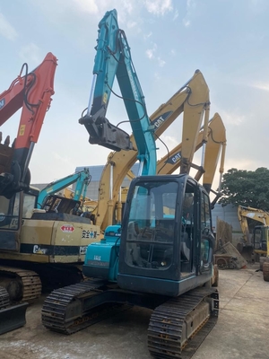 0.4m3 बाल्टी 6850KG के साथ 7t सेकंड हैंड SK75-8 हाइड्रोलिक क्रॉलर खुदाई