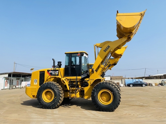 CAT 966H पहिया लोडर 3.4-4.2 m3 बाल्टी लोडर इस्तेमाल किया