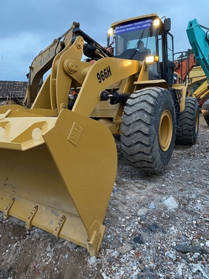 CAT 966H पहिया लोडर 3.4-4.2 m3 बाल्टी लोडर इस्तेमाल किया