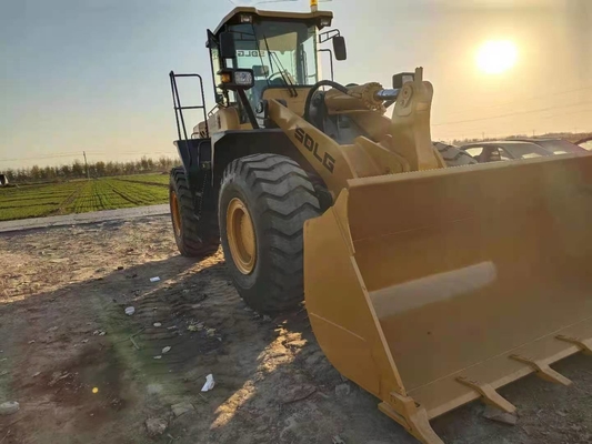 प्रयुक्त SDLG L958F सेकंड हैंड फ्रंट एंड व्हील लोडर 5-6Ton