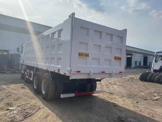 इस्तेमाल किया SHACMAN F3000 8X4 6X4 भारी डंप ट्रक 12 टायर 400HP डम्पर
