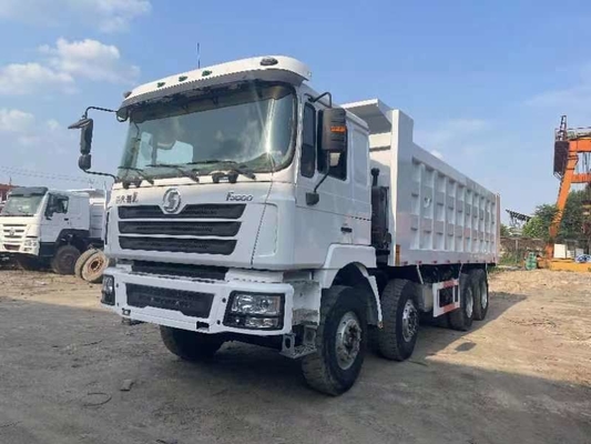 इस्तेमाल किया SHACMAN F3000 8X4 6X4 भारी डंप ट्रक 12 टायर 400HP डम्पर