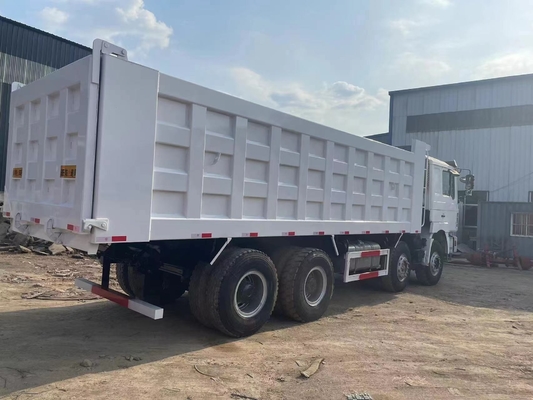 इस्तेमाल किया SHACMAN F3000 8X4 6X4 भारी डंप ट्रक 12 टायर 400HP डम्पर