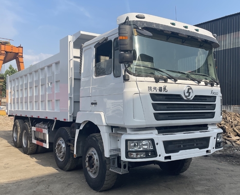 इस्तेमाल किया SHACMAN F3000 8X4 6X4 भारी डंप ट्रक 12 टायर 400HP डम्पर