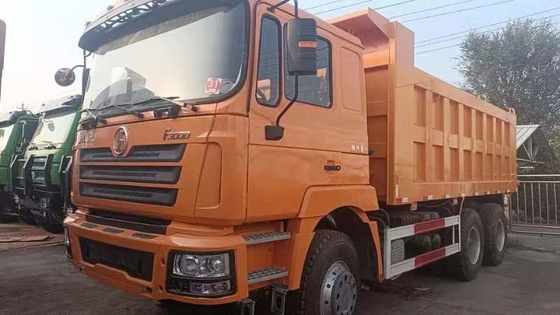 इस्तेमाल किया SHACMAN F3000 8X4 6X4 भारी डंप ट्रक 12 टायर 400HP डम्पर