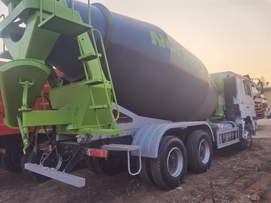 दूसरा हाथ SHACMAN F3000 कंक्रीट मिक्सिंग ट्रक 6x4 340HP प्रयुक्त कंक्रीट मिक्सर ट्रक
