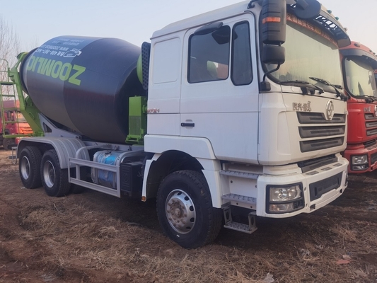 दूसरा हाथ SHACMAN F3000 कंक्रीट मिक्सिंग ट्रक 6x4 340HP प्रयुक्त कंक्रीट मिक्सर ट्रक