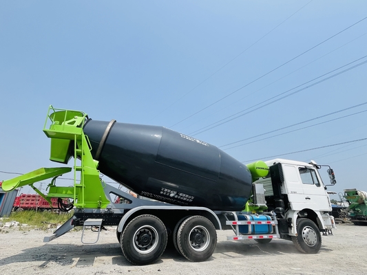 दूसरा हाथ SHACMAN F3000 कंक्रीट मिश्रण ट्रक 6x4 प्रयुक्त कंक्रीट मिक्सर ट्रक