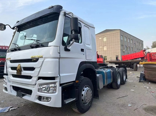 प्रयुक्त Sinotruk Howo 371hp ट्रक ट्रैक्टर ट्रेलर सिर 6x4 बिक्री के लिए