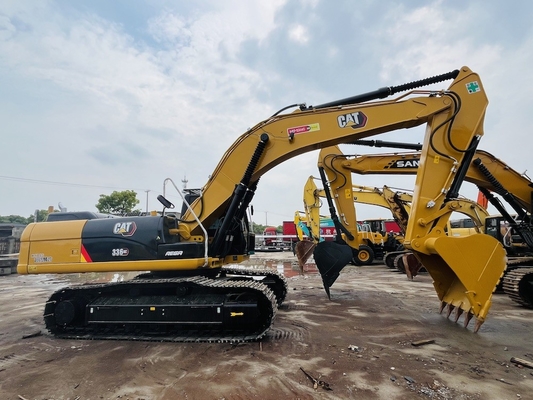 2m3 बाल्टी के साथ दूसरा हाथ निर्माण मशीनरी प्रयुक्त CAT 336D खनन उत्खनन मशीन