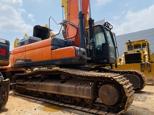 49 टन मूल इस्तेमाल किया Doosan DX490LC-9C क्रॉलर खुदाई मशीन 2.72 m3 बाल्टी क्षमता के साथ दूसरा हाथ