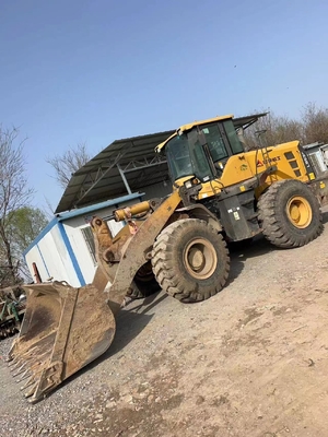 प्रयुक्त SDLG L953F सेकंड हैंड फ्रंट एंड व्हील लोडर 5-6 टन 2.8m3