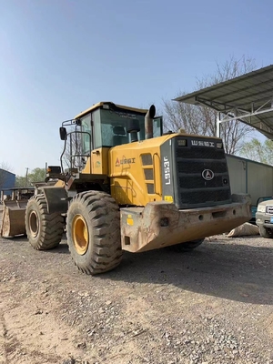 प्रयुक्त SDLG L953F सेकंड हैंड फ्रंट एंड व्हील लोडर 5-6 टन 2.8m3