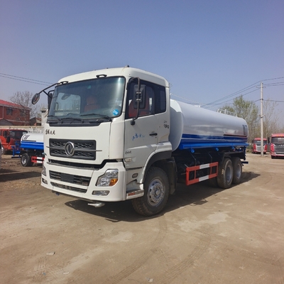 20 m3 245hp सेकंड हैंड Kinland डोंगफेंग 6x4 स्प्रिंकलर वाटर टैंक ट्रक प्रयुक्त वाटर टैंक ट्रक