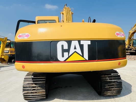 CAT 320C सेकंड हैंड क्रॉलर एक्सकेवेटर 6550 मिमी की अधिकतम खुदाई गहराई के साथ और CAT 3066 इंजन मॉडल