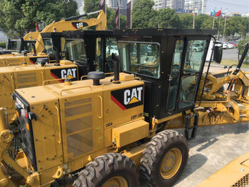 CAT C7 कैटरपिलर 140K प्रयुक्त मोटर ग्रेडर 190hp 17500kg