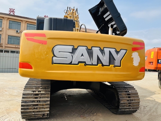 21 टन सेकंड हैंड डिगर प्रयुक्त Sany SY215C हाइड्रोलिक एक्सकेवेटर 1CBM बाल्टी क्षमता