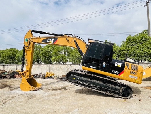 CAT 320D जापान इस्तेमाल किया मूल कैटरपिलर खुदाई मशीन दूसरा हाथ 20 टन कैटरपिलर खुदाई 320B 320C 320D