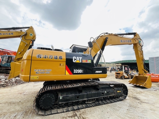 CAT 320D जापान इस्तेमाल किया मूल कैटरपिलर खुदाई मशीन दूसरा हाथ 20 टन कैटरपिलर खुदाई 320B 320C 320D
